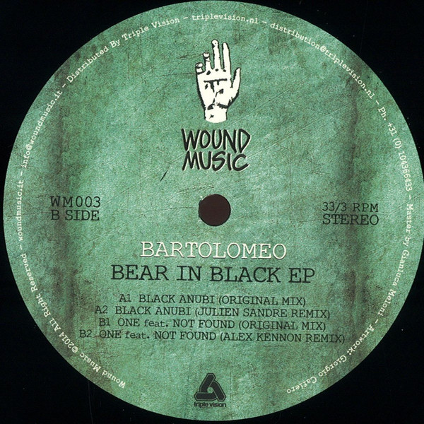 Bartolomeo — Bear In Black EP